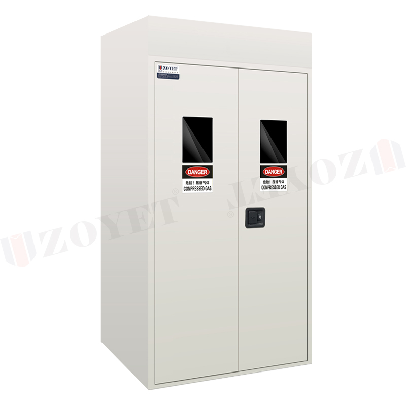 三瓶氣瓶柜的作用及特點(diǎn)(圖1) 三瓶氣瓶柜