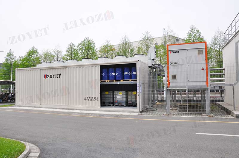 介紹一款移動式危險廢棄物暫存柜(圖1) 移動式危險廢棄物暫存柜